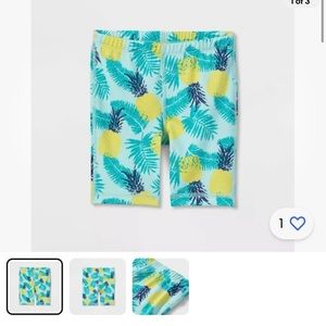 Cat & Jack Girl’s Swim Shorts with UPF 50+ Protection 4T